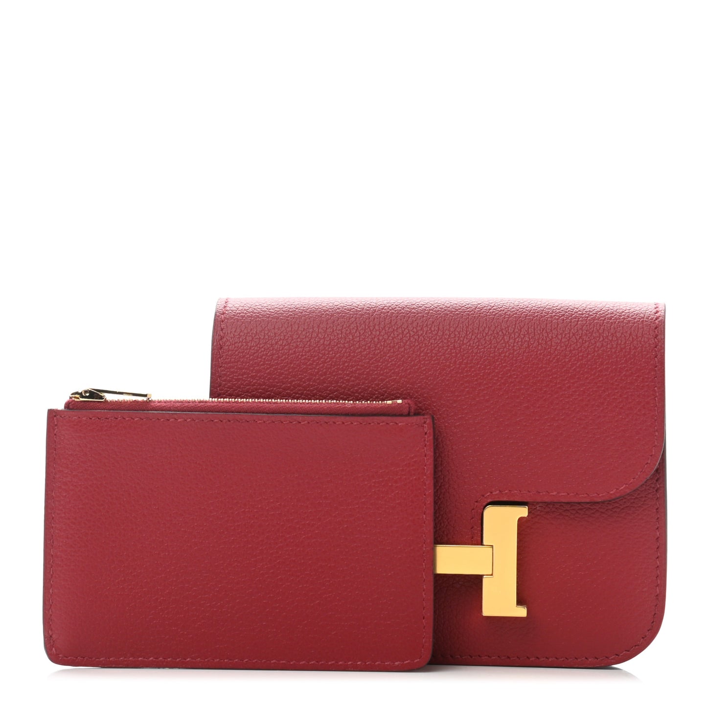 Evercolor Constance Slim Wallet Rouge Grenat