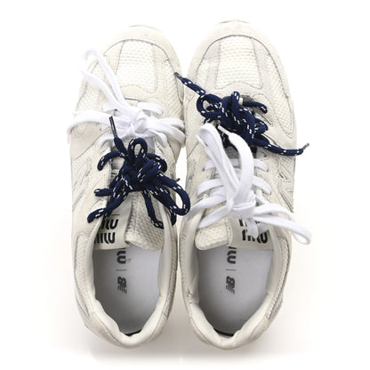 Miu Miu X NEW BALANCE Suede 530 SL Sneakers 39.5 White 2 of 10