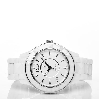 Christian Dior Stainless Steel Ceramic 38mm Dior VIII Automatic Watch White 3 of 6
