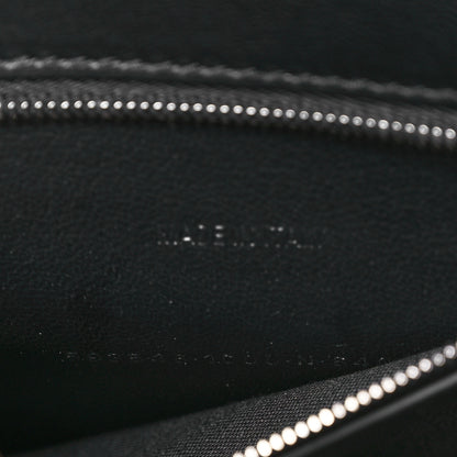 Balenciaga Shiny Calfskin Monochrome Crocodile Embossed Small Hourglass Top Handle Bag Black 9 of 12