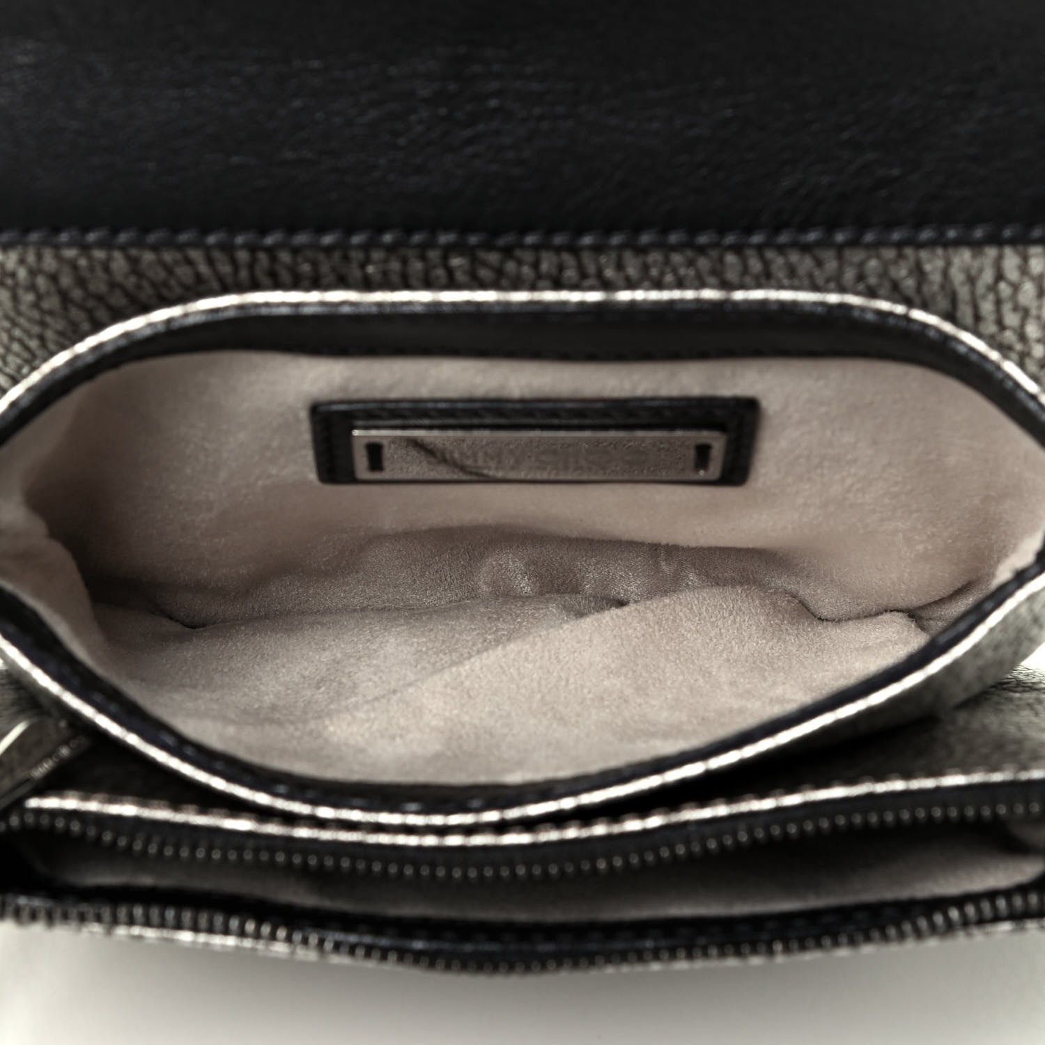Jimmy Choo Metallic Elaphe Zadie Crossbody Bag Silver 4 of 4