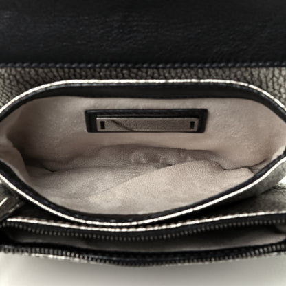 Jimmy Choo Metallic Elaphe Zadie Crossbody Bag Silver 4 of 4