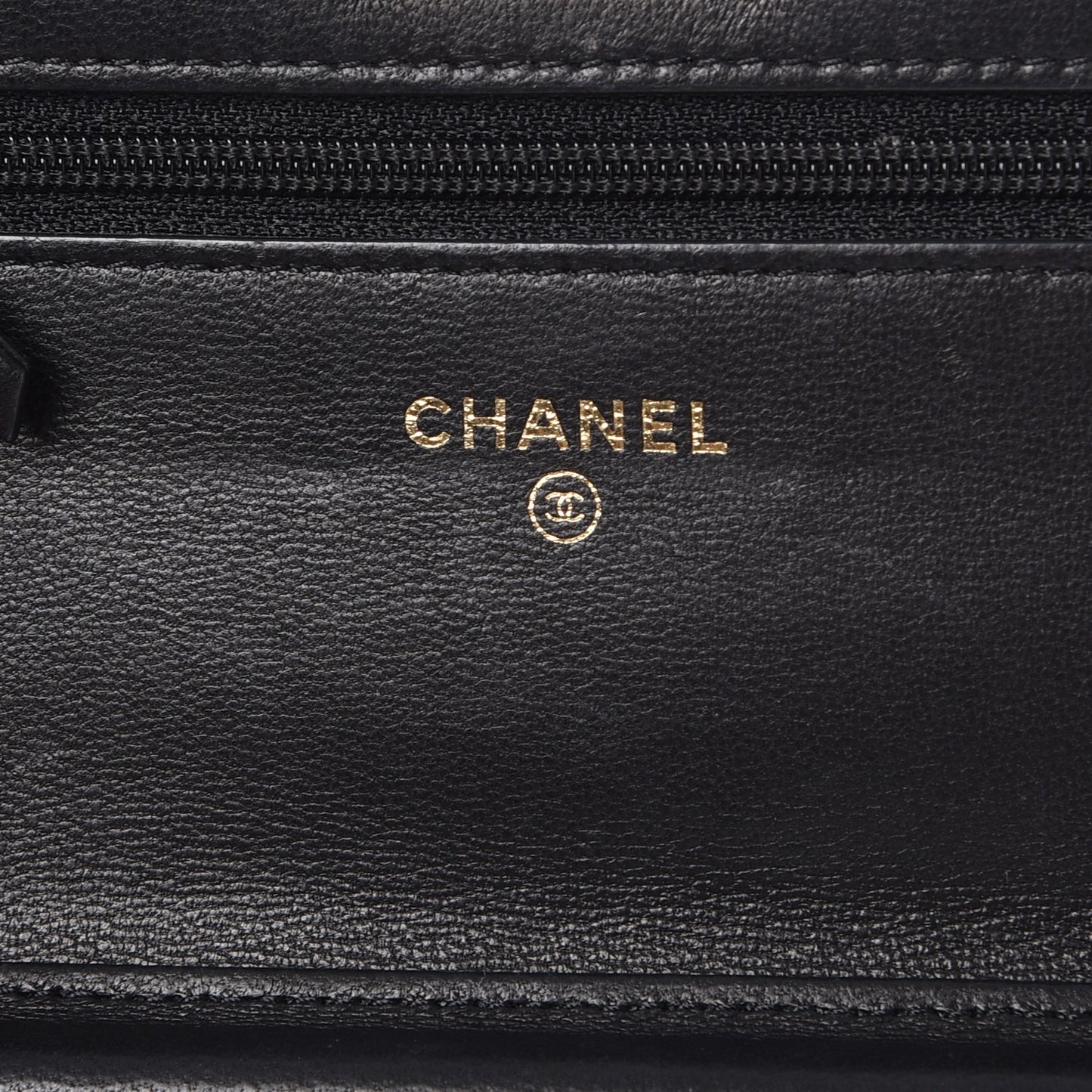 Aged Calfskin Quilted Reissue Wallet On Chain WOC Black