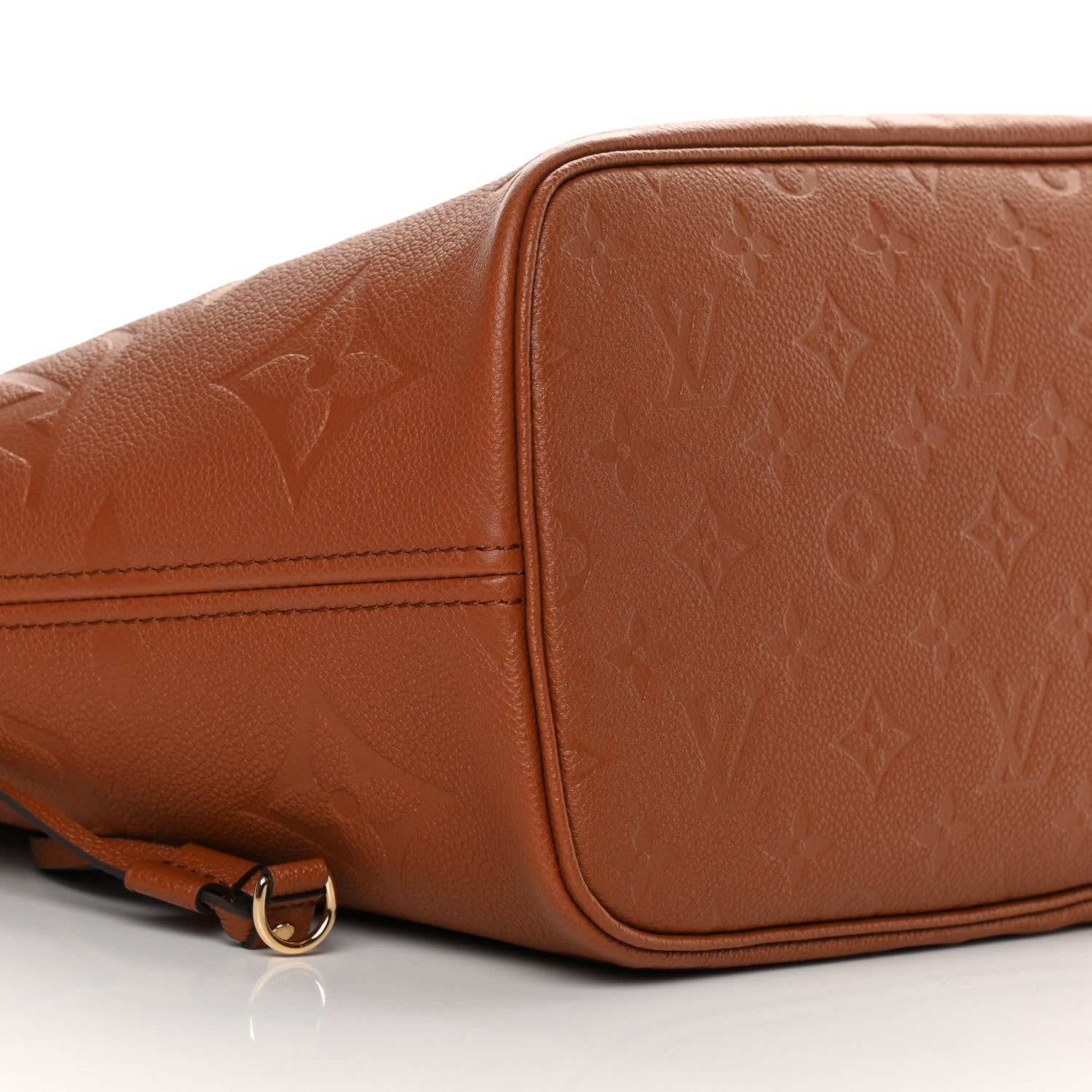 Louis Vuitton Empreinte Monogram Giant Neverfull MM Cognac 9 of 10