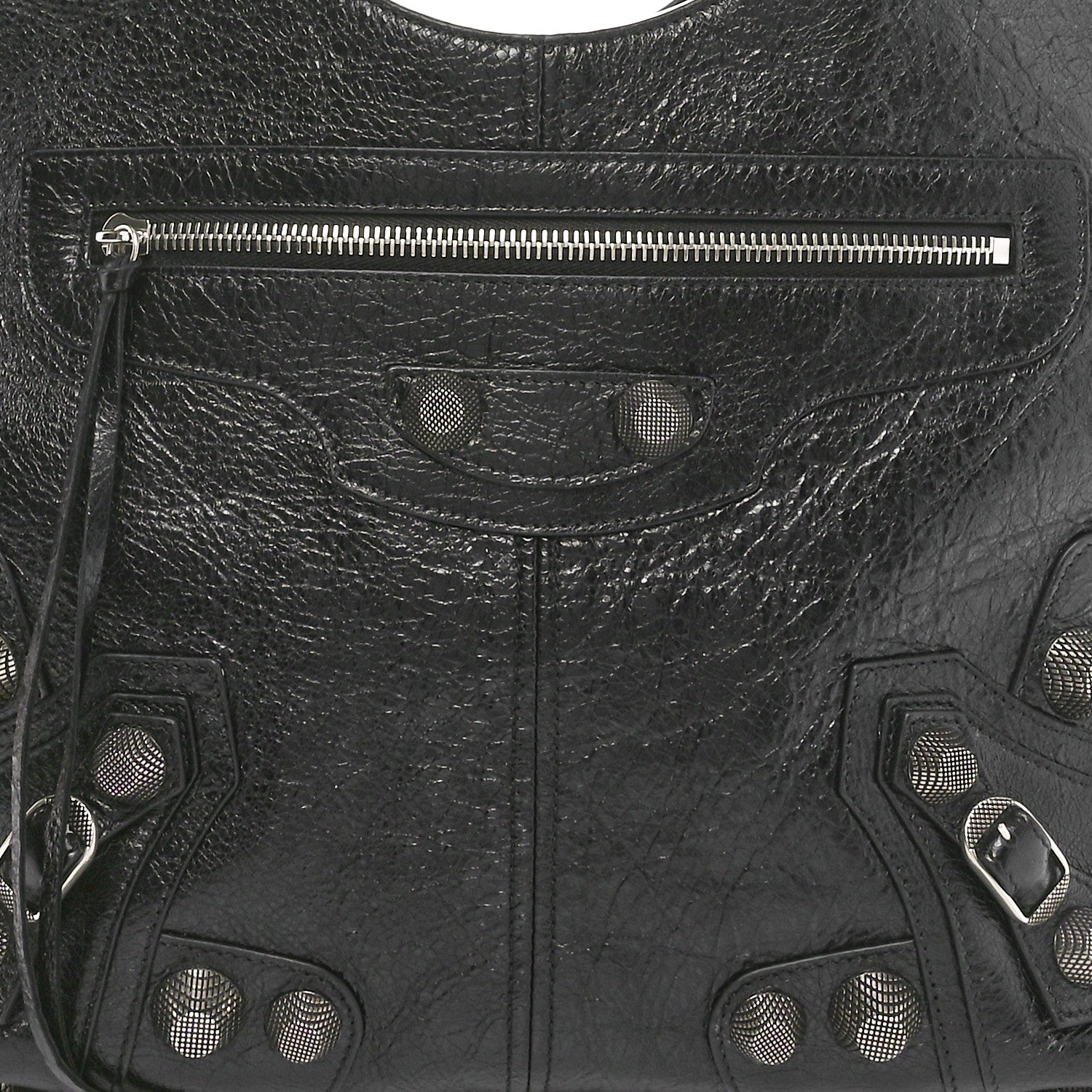 Balenciaga Agneau Arena Medium Le Cagole Carry All Bag Black 8 of 10