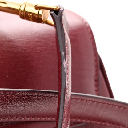 Celine Satinated Calfskin Medium 16 Top Handle Bag Light Burgundy 11 of 12
