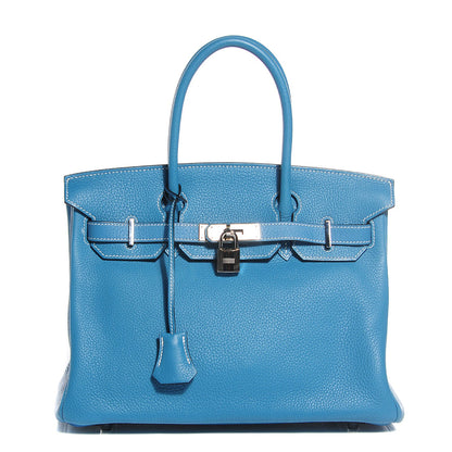 Hermes Togo Birkin 30 Blue Jean 1 of 29
