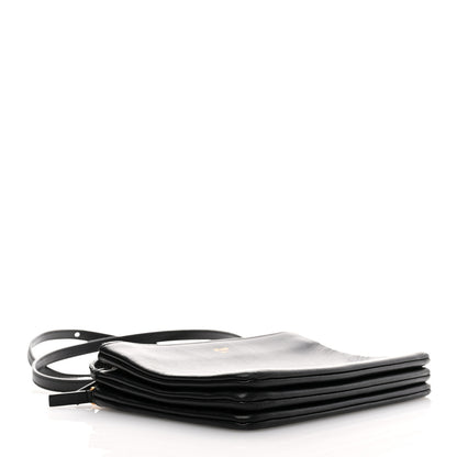 Celine Liege Calfskin Small Trio Crossbody Bag Black 4 of 13