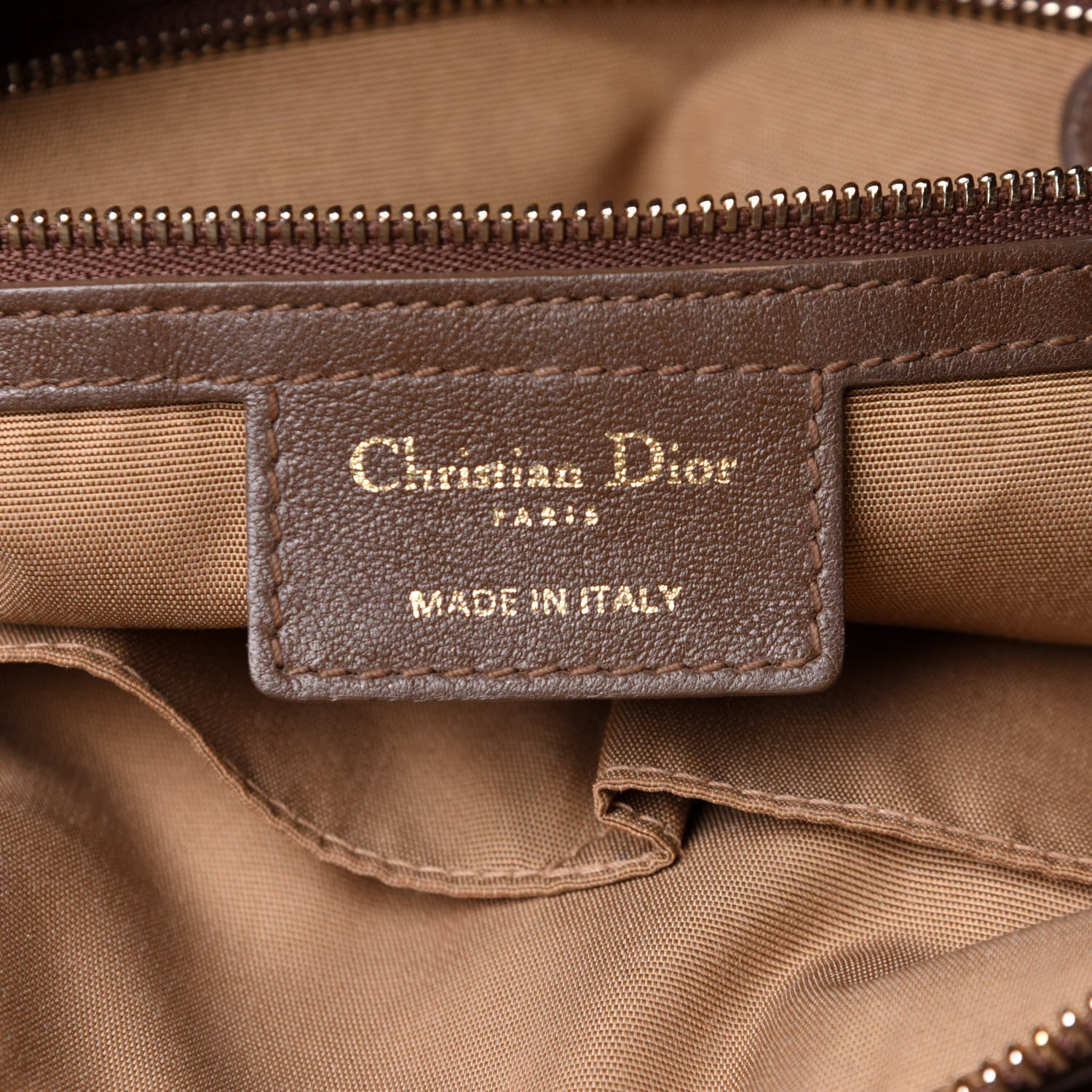 Christian Dior Canvas Cannage Medium Granville Tote Beige 11 of 18