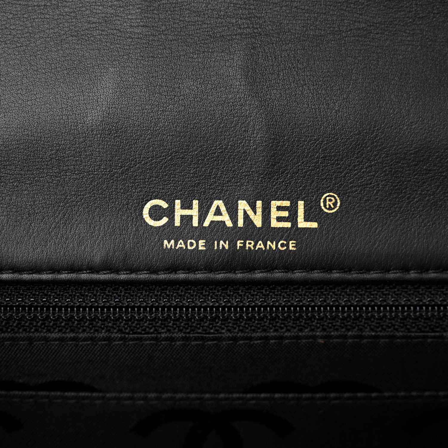 Chanel Calfskin Quilted Contrast Stitch Medium Flap Black 6 of 11