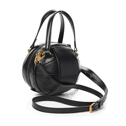 Gucci Piuma Lux Energy Mini Tifosa Basketball Shaped Shoulder Bag Black 2 of 9
