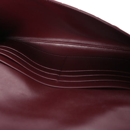 Bottega Veneta Nappa Intrecciato Long Andiamo Top Handle Clutch Barolo 5 of 11