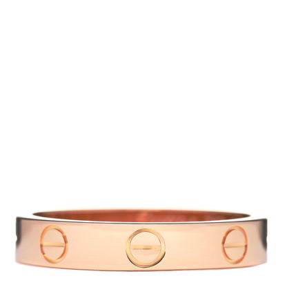 Cartier 18K Pink Gold 3.5mm LOVE Wedding Band Ring 53 6.25 3 of 4