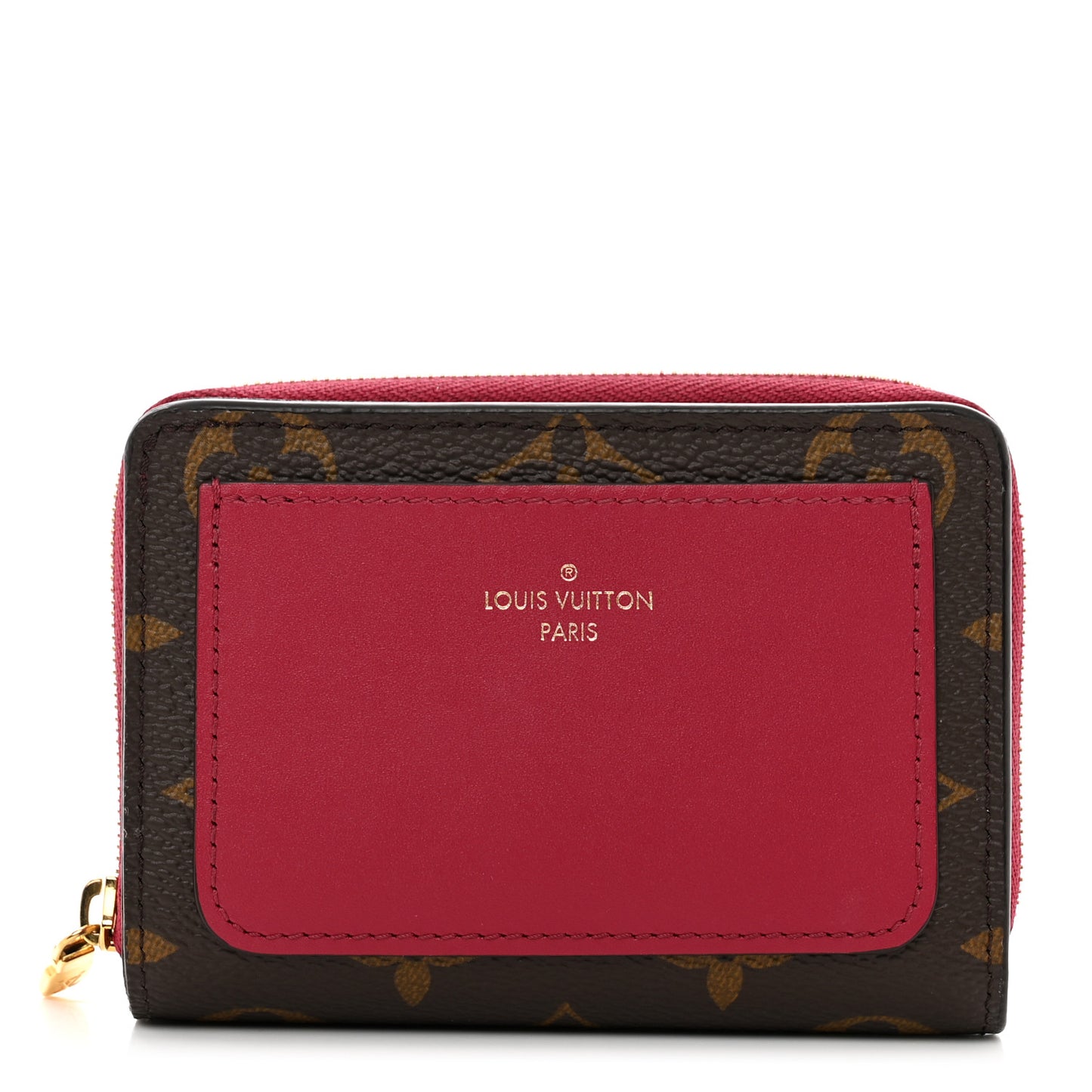 Monogram Lou Zippy Compact Wallet Red