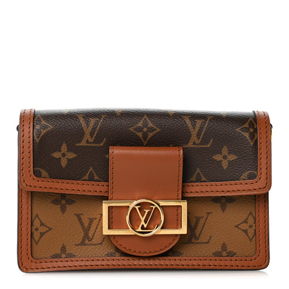 Louis Vuitton Reverse Monogram Dauphine Chain Wallet 1 of 12