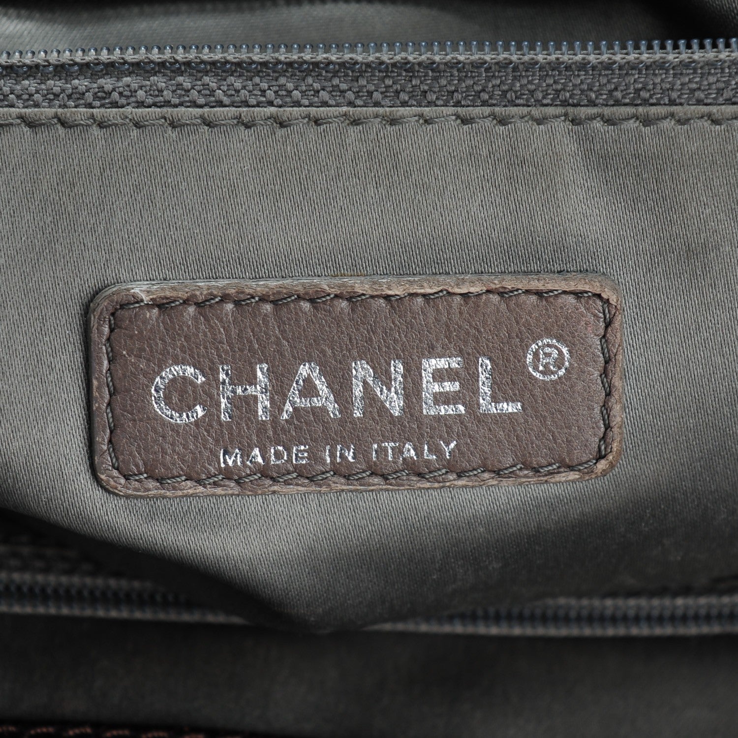 Chanel Glazed Caviar Pocket In The City Tote Brown 6 of 8