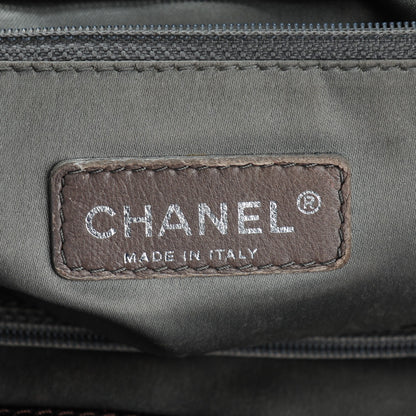 Chanel Glazed Caviar Pocket In The City Tote Brown 6 of 8