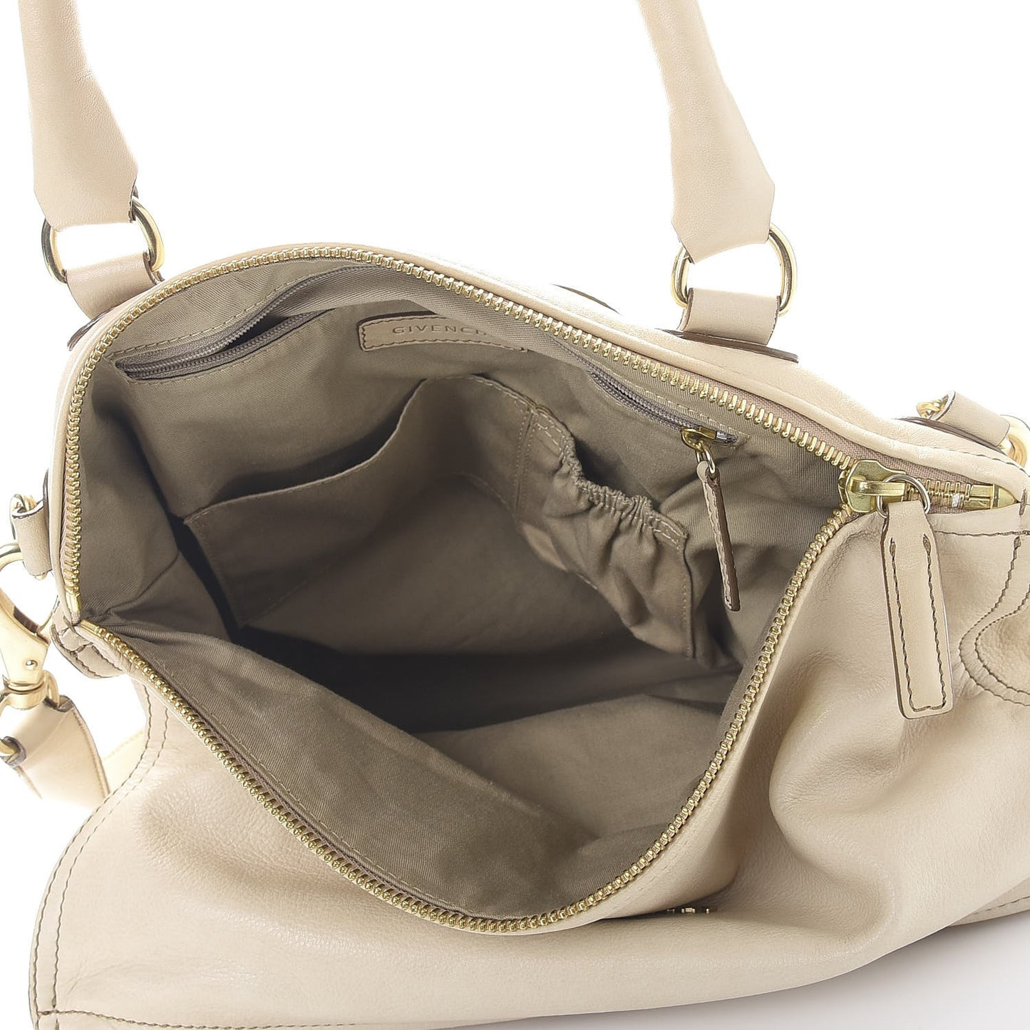 Sugar Goatskin Large Pandora Beige