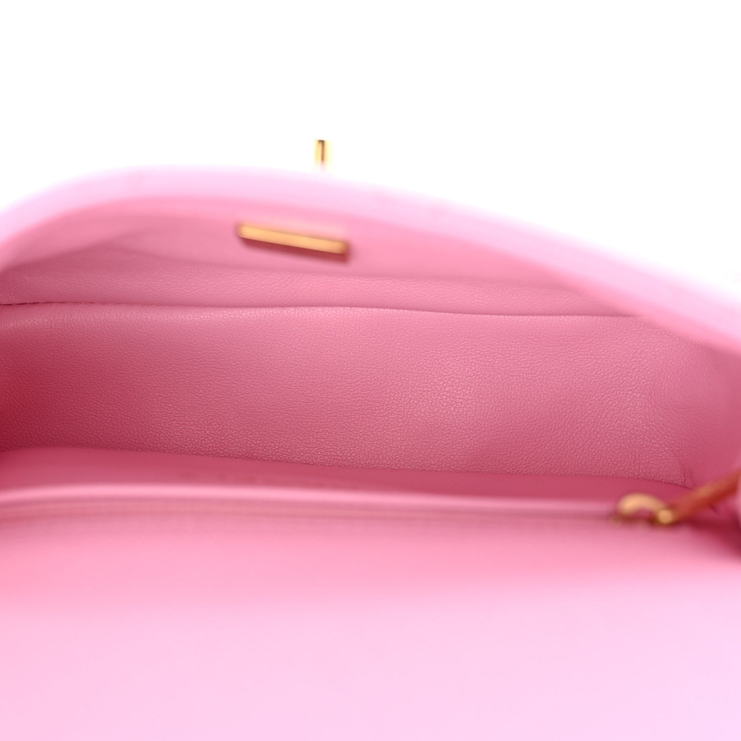 Caviar Quilted Mini Sweetheart Flap Lilac