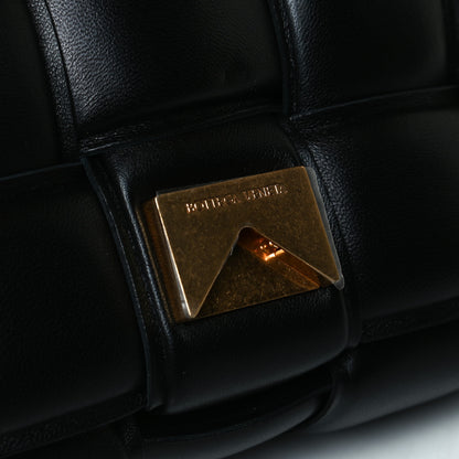 Bottega Veneta Lambskin Maxi Intreccio Padded Chain Cassette Crossbody Bag Black 12 of 12