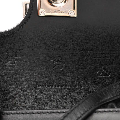Off-White Calfskin Jitney 0.7 Meteor Bag Black 6 of 9