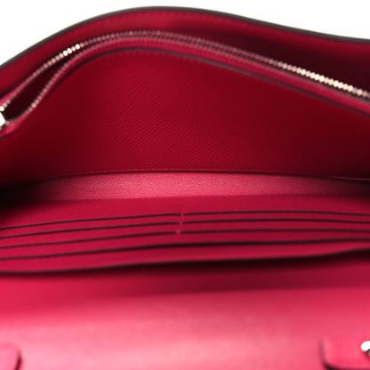 Hermes Epsom Lizard Constance Wallet To Go Rose Mexico 6 of 12