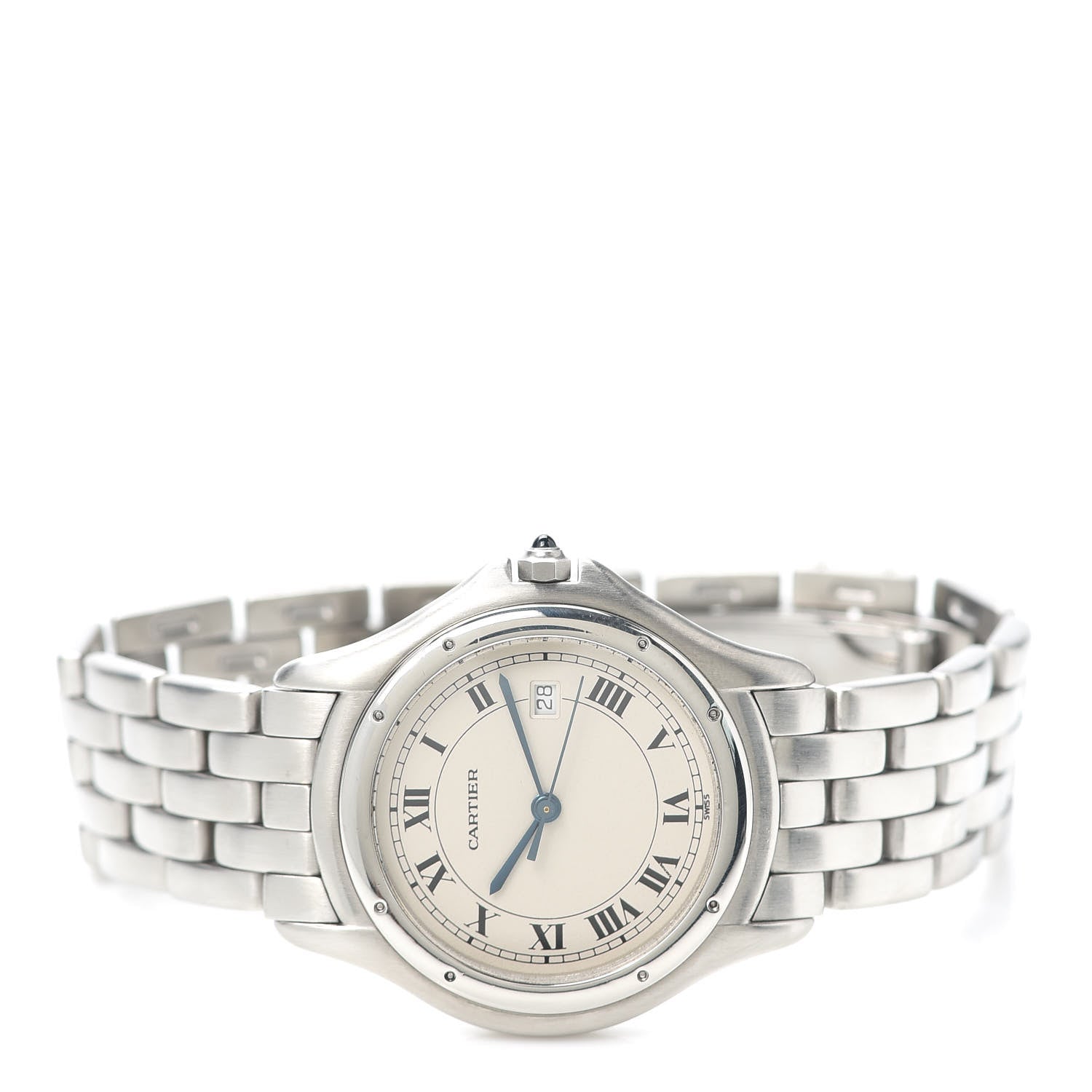 Cartier Stainless Steel 33mm Cougar Quartz Watch 2 of 5