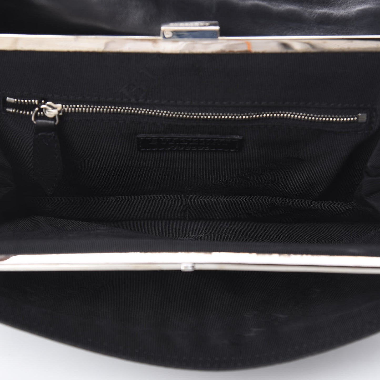 Prorsum Lambskin Grommet Clutch Black