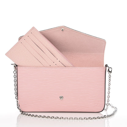 Louis Vuitton Epi Pochette Felicie Rose Ballerine 6 of 9