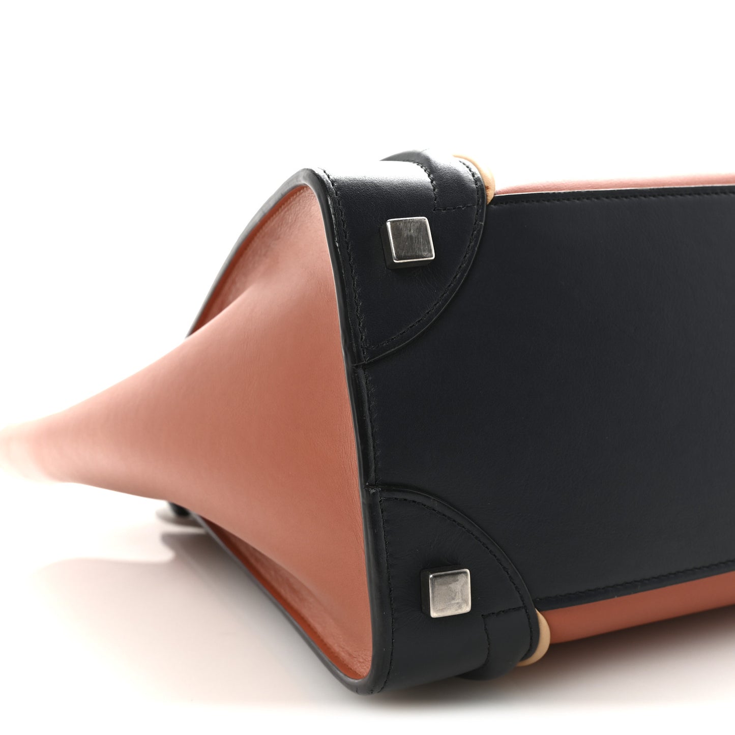 Smooth Calfskin Micro Tri-Color Luggage Brick