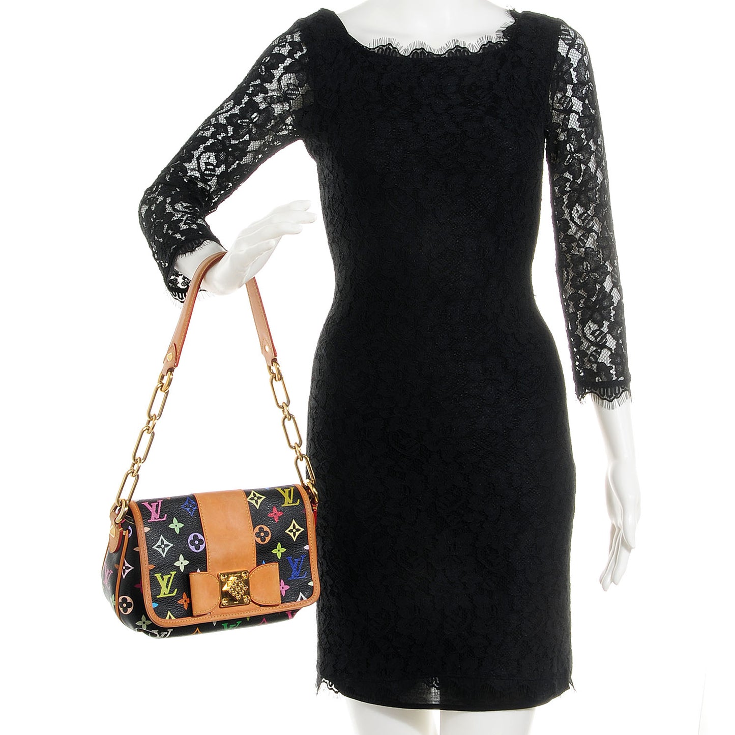 Monogram Multicolor Patti Black