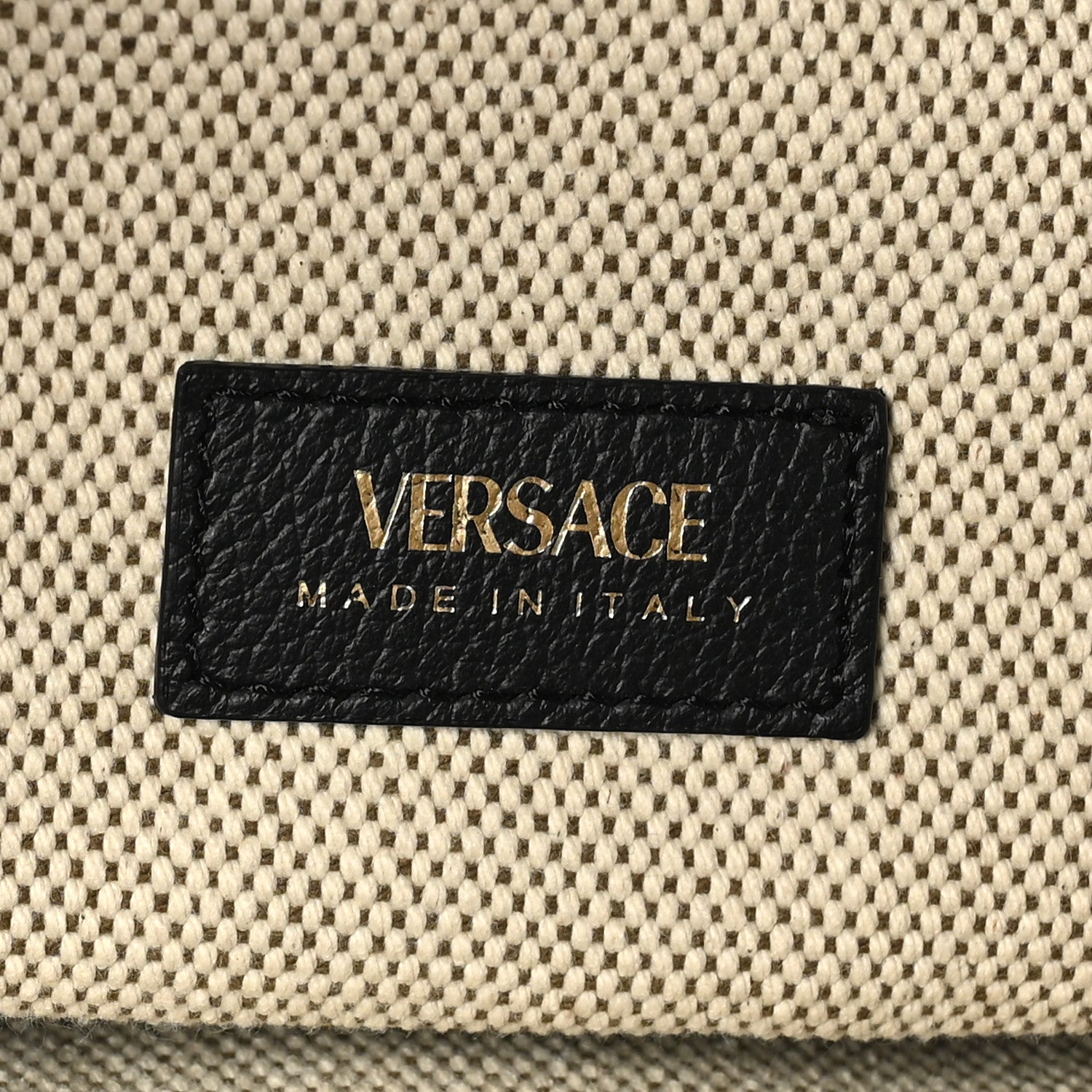 Versace Canvas Calfskin La Medusa Mini Tote Bag Beige 6 of 9