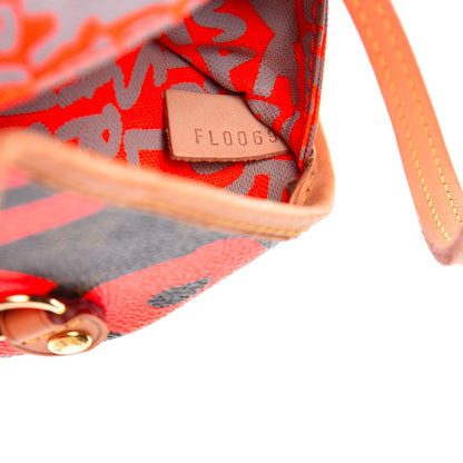 Louis Vuitton Monogram Graffiti Neverfull GM Orange 9 of 10