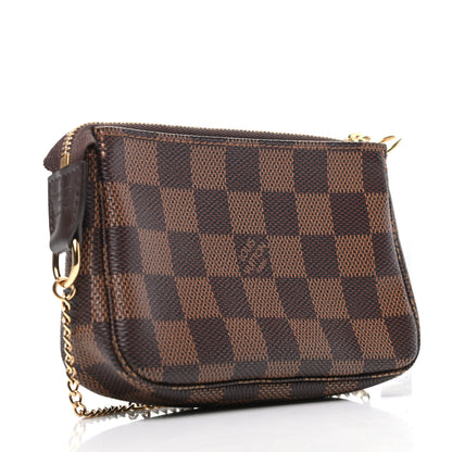 Louis Vuitton Damier Ebene Mini Pochette Accessories 3 of 9