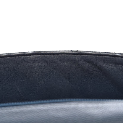 Chanel Caviar Quilted Jumbo Single Flap Dark Blue 12 of 18