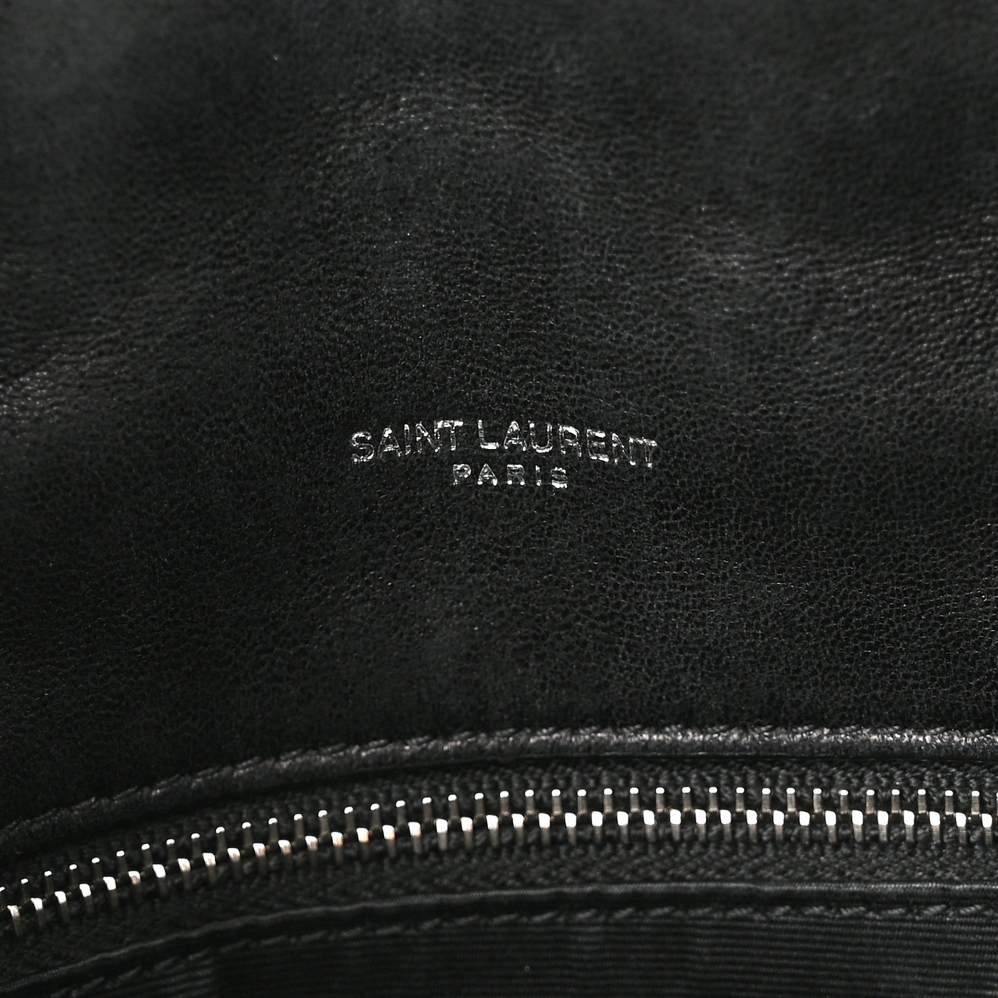 Lambskin Quilted Toy Loulou Puffer Monogram Chain Satchel Black