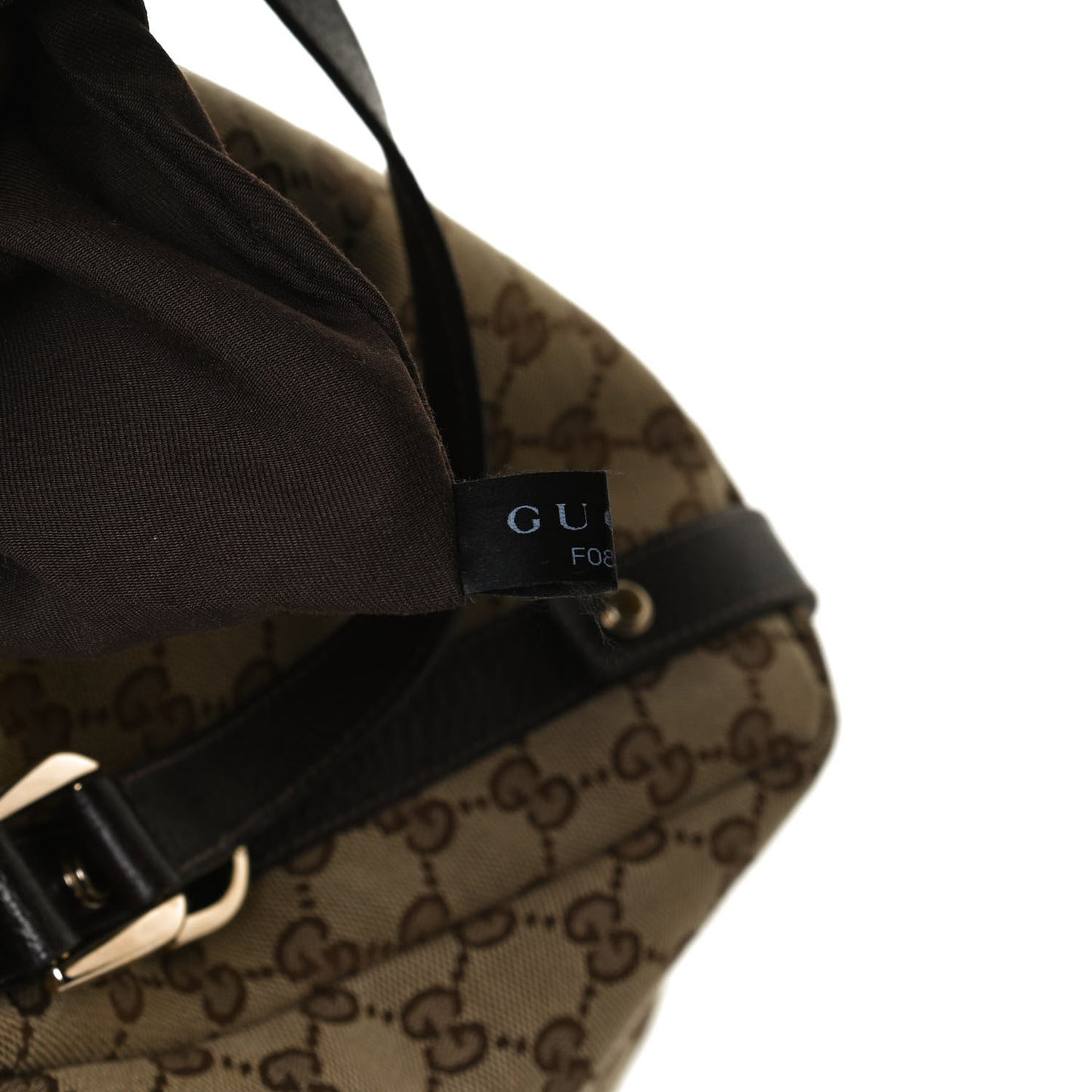 Monogram Medium Abbey Shoulder Bag Dark Brown