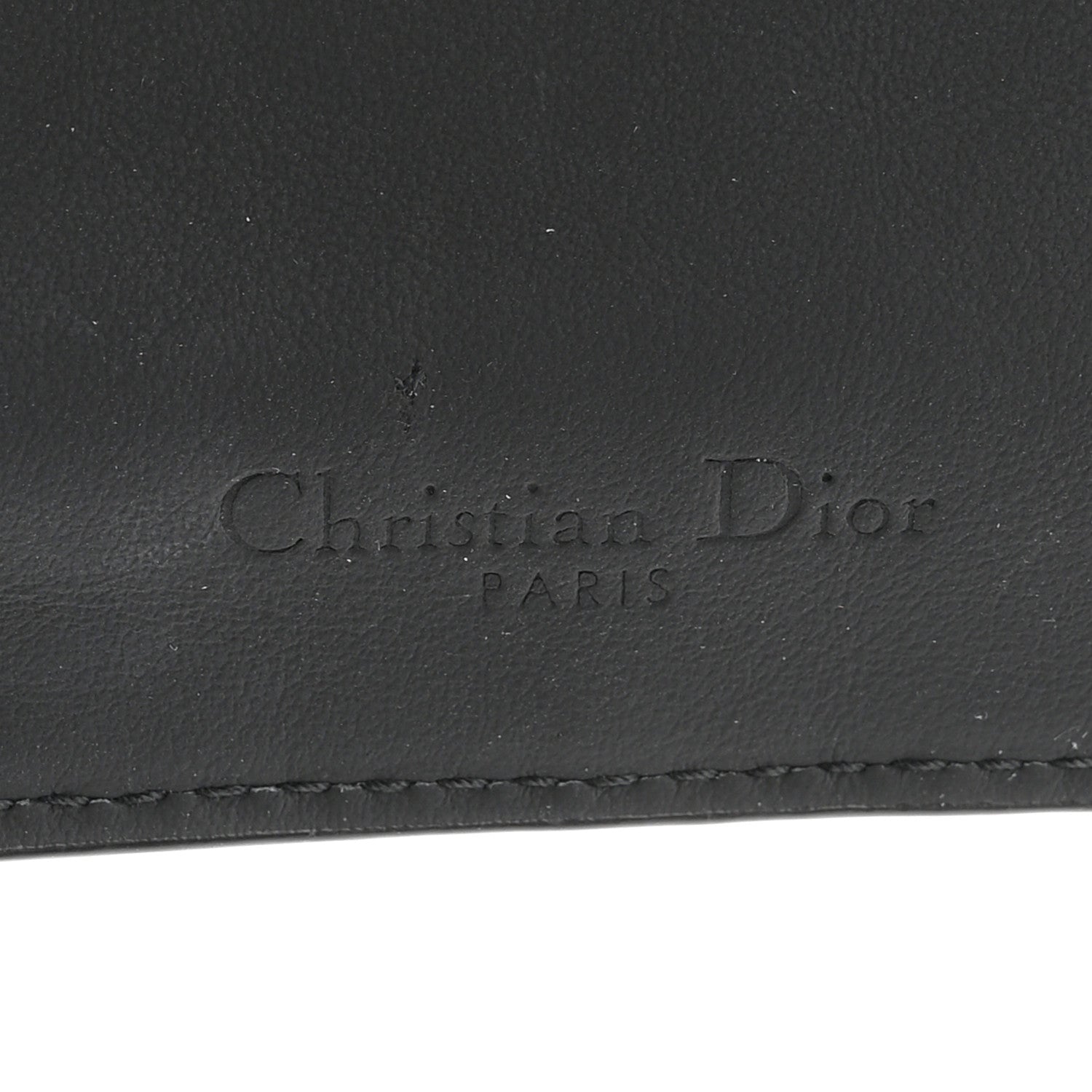 Christian Dior Ultra Matte Calfskin Cannage Lady Dior Zip Wallet