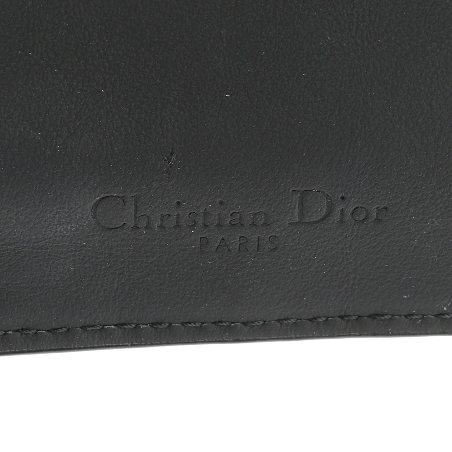 Ultra Matte Calfskin Cannage Lady Dior Zip Wallet With Strap Black