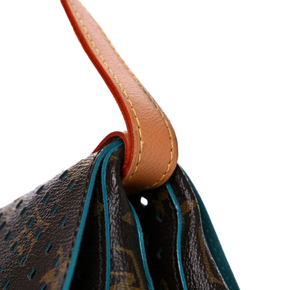 Louis Vuitton Monogram SC Flore Saumur Teal 16 of 17