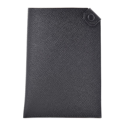 Hermes Epsom Tarmac PM Passport Holder Black 1 of 7
