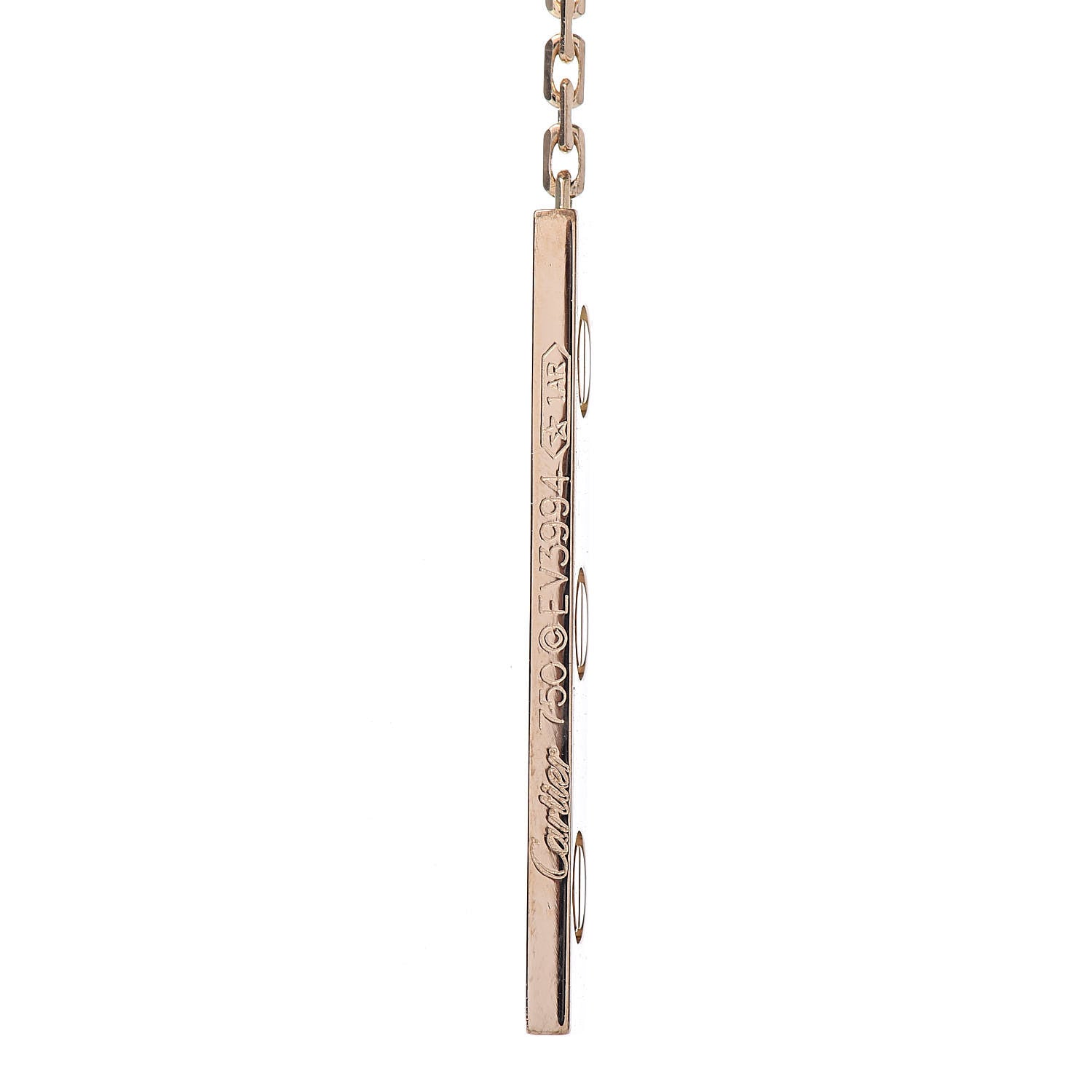 Cartier 18K Yellow Gold LOVE Lariat Necklace 5 of 5