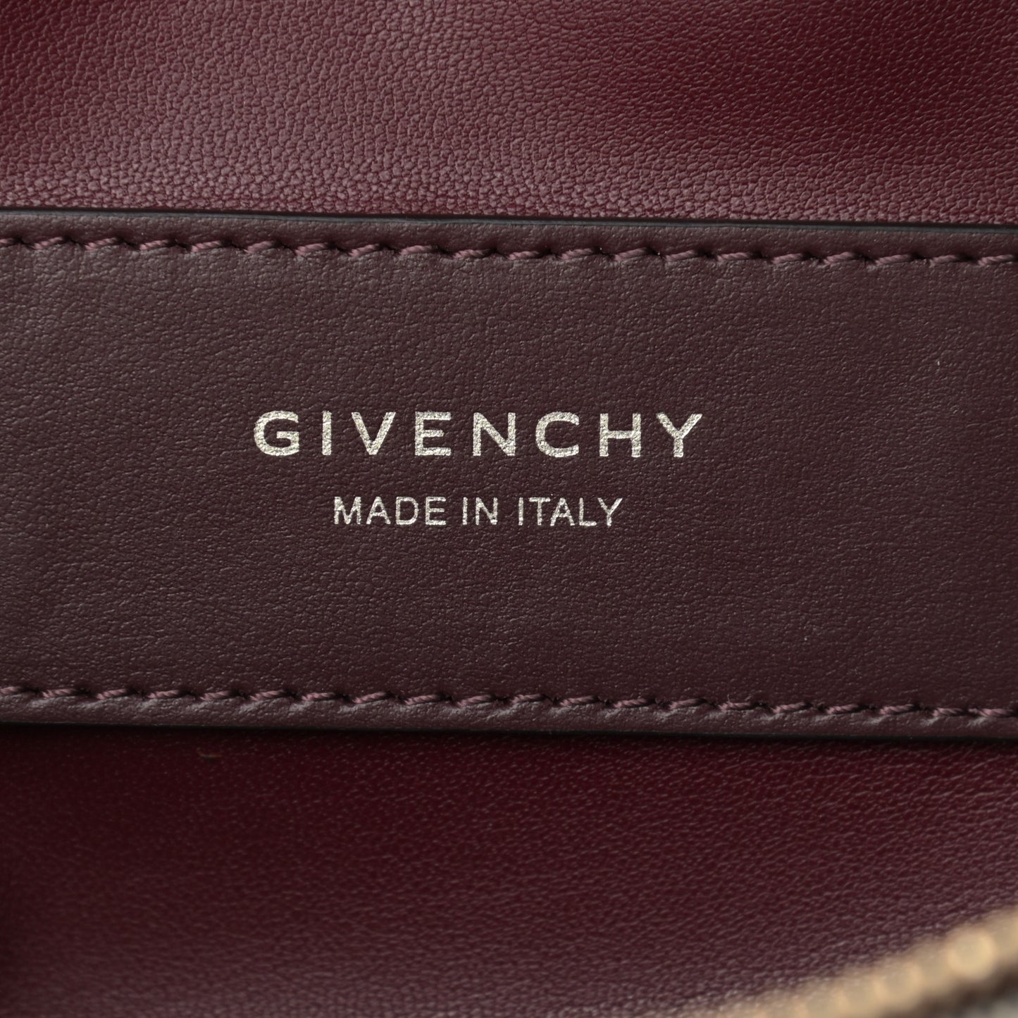 Canvas Logo Bond Belt Bag Aubergine