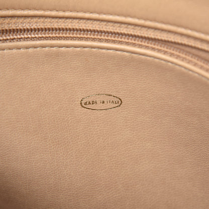 Chanel Lambskin Quilted Tote Beige 7 of 9