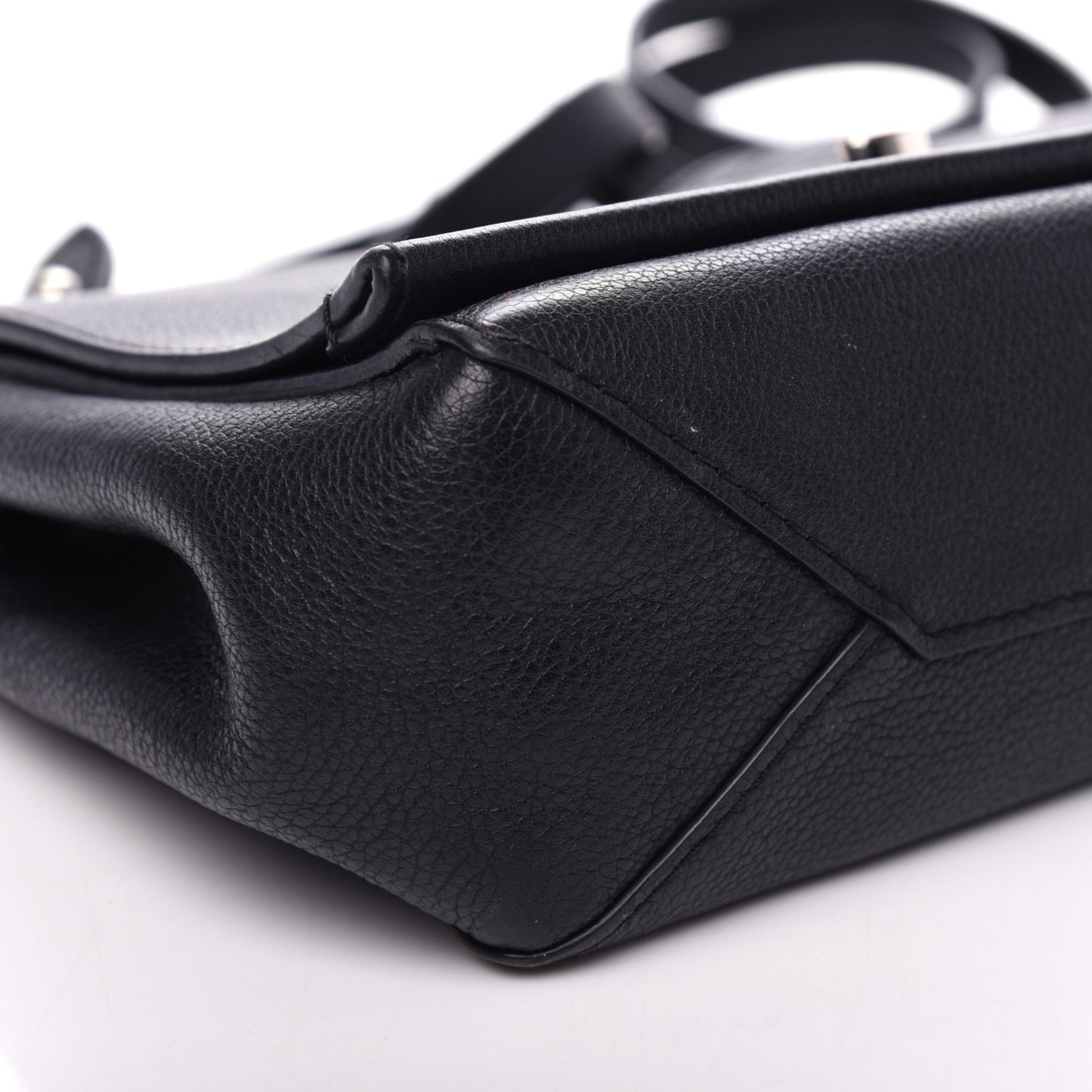 Calfskin Lockme II Chain Bag BB Black