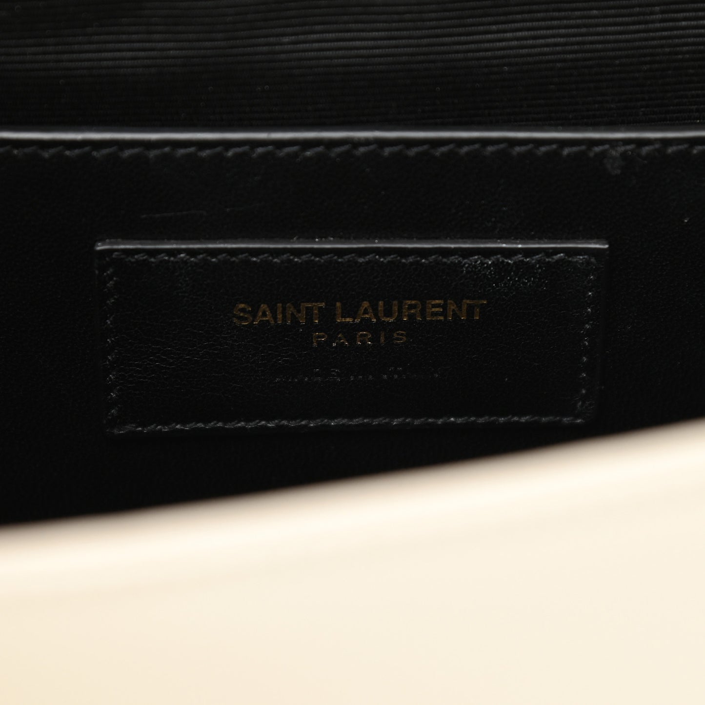 Grain De Poudre Medium Classic Monogram Kate Satchel Crema Soft