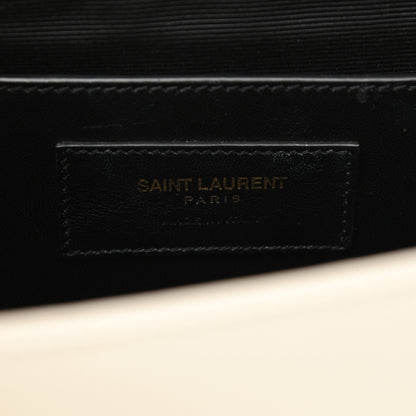 Saint Laurent Grain De Poudre Medium Classic Monogram Kate Satchel Crema Soft 5 of 8