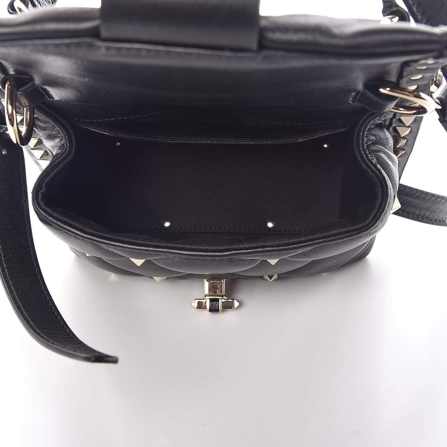 Valentino Garavani Nappa Mini Candystud Top Handle Bag Black 5 of 9