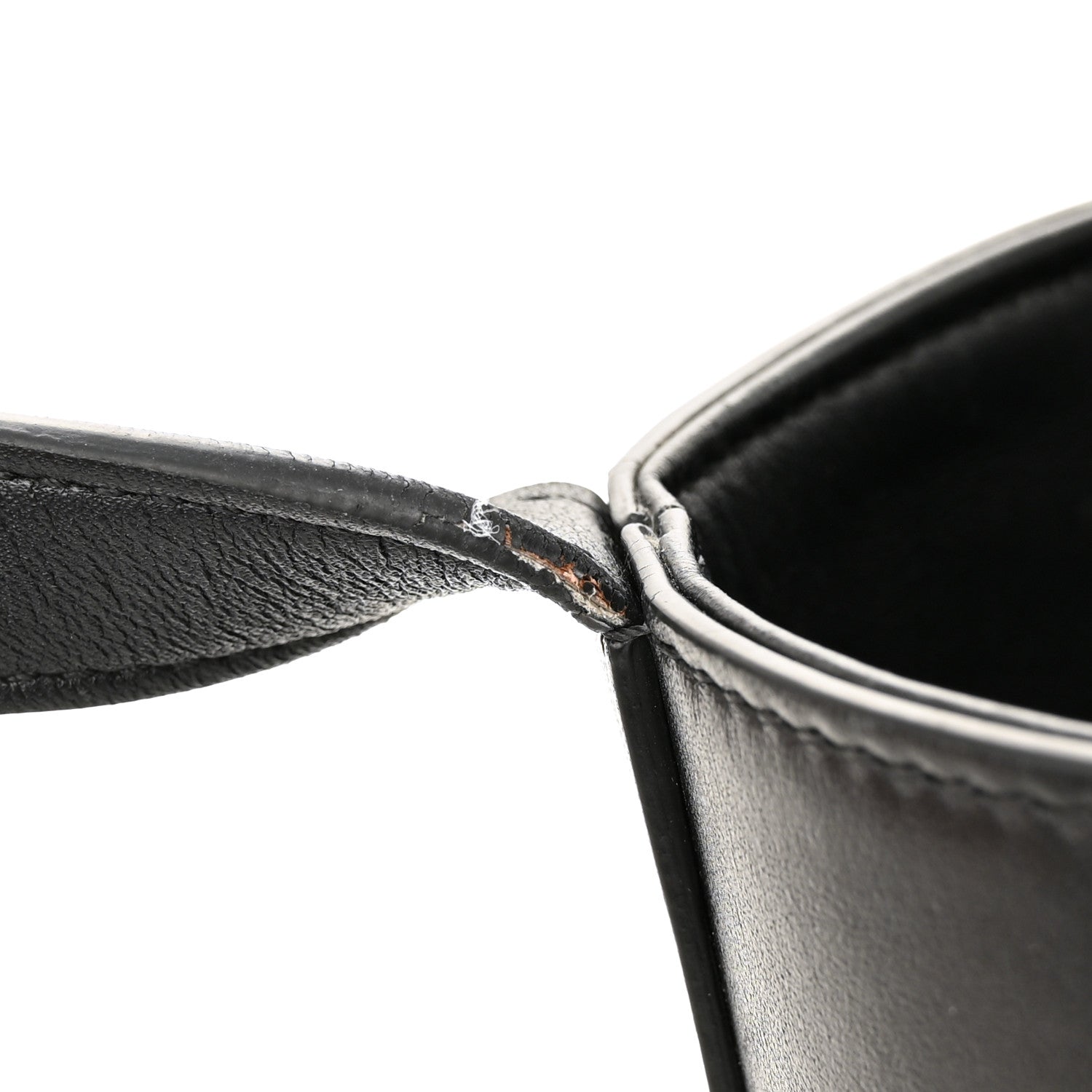 Celine Smooth Calfskin Triomphe Small Bucket Bag Black 11 of 13