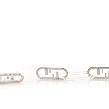 Fendi Metal Plexiglass O'Lock Strap You Silver 3 of 5